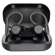 Load image into Gallery viewer, IPX7 20 Hours Play Time Swimming Waterproof  Hooks Stereo Earbuds