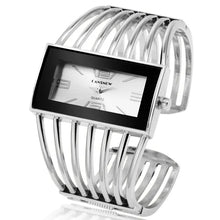 Load image into Gallery viewer, CANSNOW Womens Luxury Rose Gold Bangle Bracelet Watch
