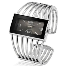 Load image into Gallery viewer, CANSNOW Womens Luxury Rose Gold Bangle Bracelet Watch