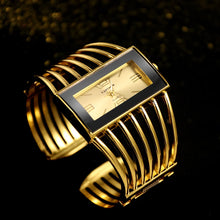 Load image into Gallery viewer, CANSNOW Womens Luxury Rose Gold Bangle Bracelet Watch