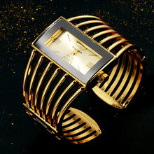 Load image into Gallery viewer, CANSNOW Womens Luxury Rose Gold Bangle Bracelet Watch