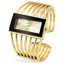 Load image into Gallery viewer, CANSNOW Womens Luxury Rose Gold Bangle Bracelet Watch
