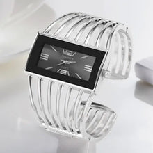 Load image into Gallery viewer, CANSNOW Womens Luxury Rose Gold Bangle Bracelet Watch