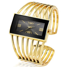 Load image into Gallery viewer, CANSNOW Womens Luxury Rose Gold Bangle Bracelet Watch