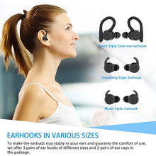 Load image into Gallery viewer, IPX7 20 Hours Play Time Swimming Waterproof  Hooks Stereo Earbuds