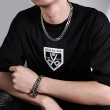 Load image into Gallery viewer, Men's 8MM-14MM Stainless Steel Cuban Chain Necklace