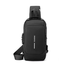 Load image into Gallery viewer, Waterproof USB Anti-Theft Crossbody Shoulder Bag