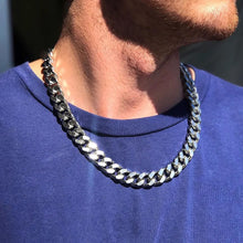 Load image into Gallery viewer, Men's 8MM-14MM Stainless Steel Cuban Chain Necklace