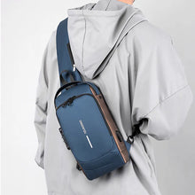Load image into Gallery viewer, Waterproof USB Anti-Theft Crossbody Shoulder Bag