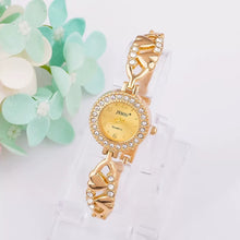 Load image into Gallery viewer, Lovely Gifts For Valentines - Gold Crystal Design Necklace Earrings ring  Jewelry Set