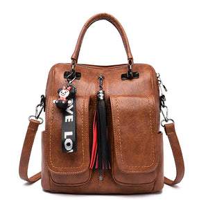 Luxury 3-in-1 Women Vintage Soft Leather Shoulder Bags