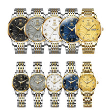Load image into Gallery viewer, OLEVS Men Mechanical Luxury Stainless Steel Waterproof Watch