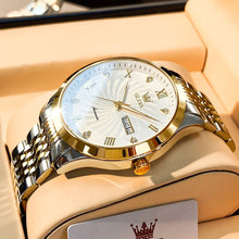 Load image into Gallery viewer, OLEVS Men Mechanical Luxury Stainless Steel Waterproof Watch