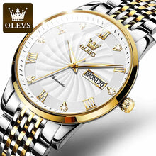 Load image into Gallery viewer, OLEVS Men Mechanical Luxury Stainless Steel Waterproof Watch