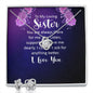 Gift For Sister - Gorgeous Love Knot Earring & Necklace Set