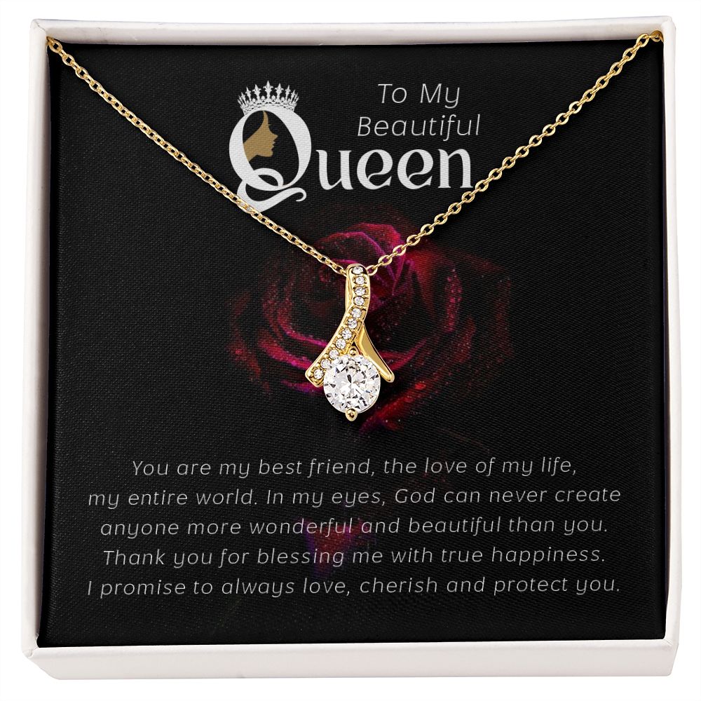 Gift For My Queen -Beautiful! Alluring Beauty Necklace