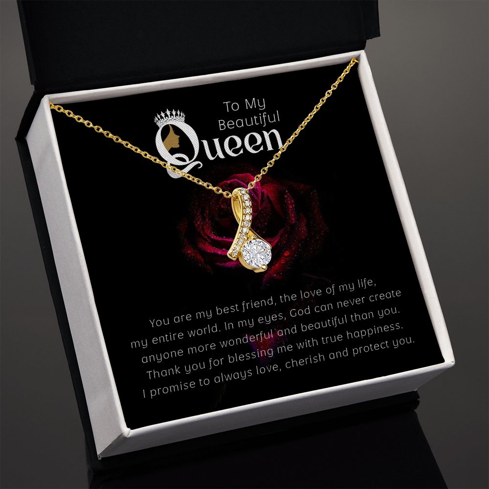 Gift For My Queen -Beautiful! Alluring Beauty Necklace