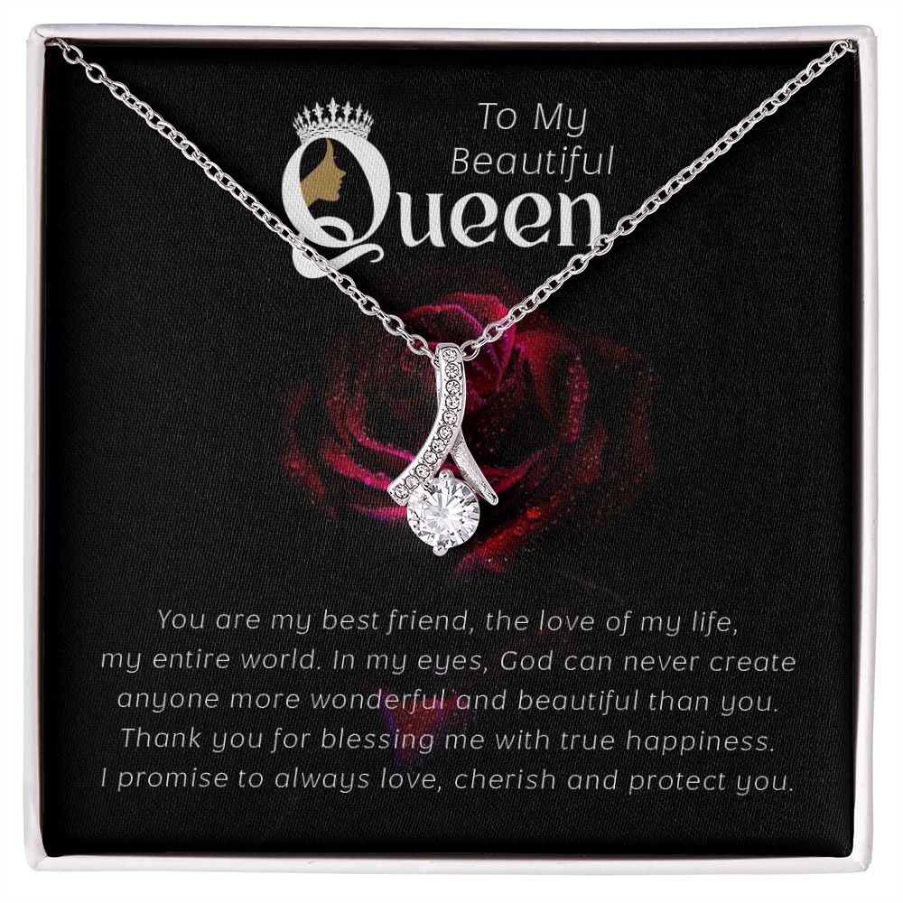 Gift For My Queen -Beautiful! Alluring Beauty Necklace