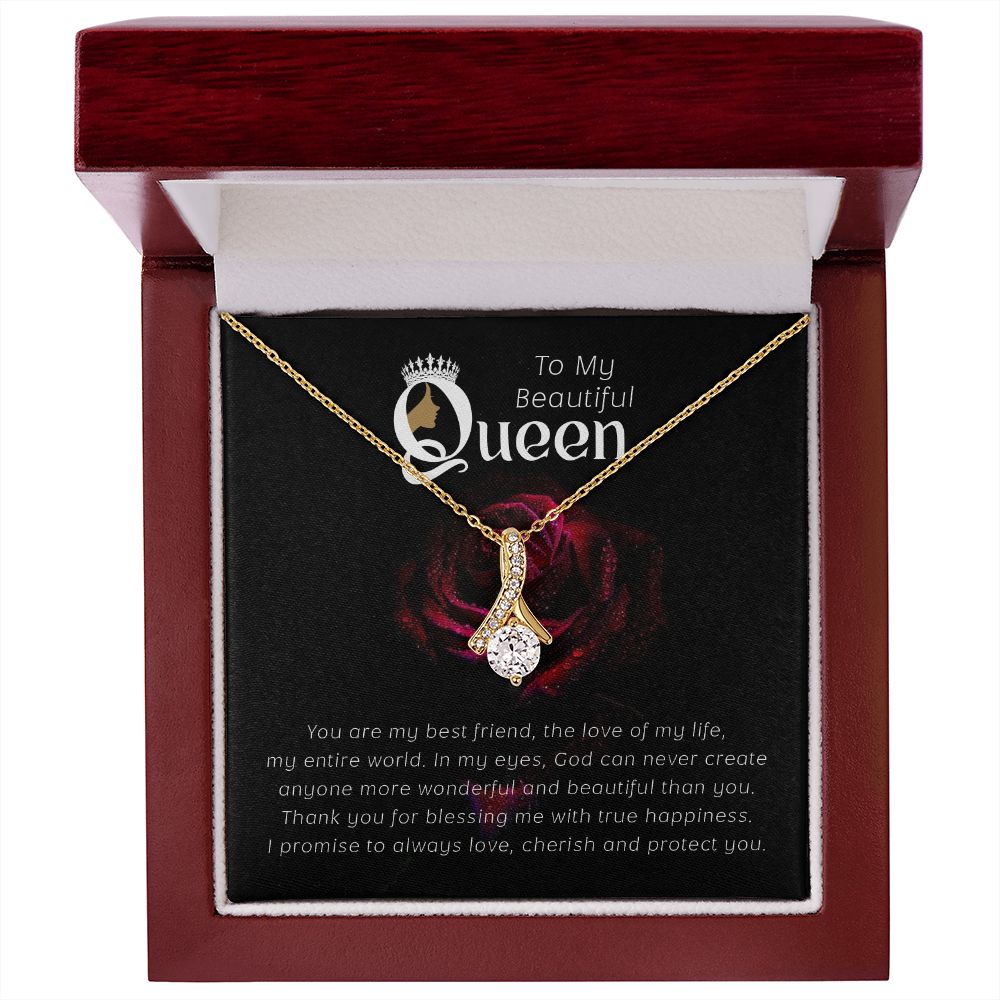 Gift For My Queen -Beautiful! Alluring Beauty Necklace