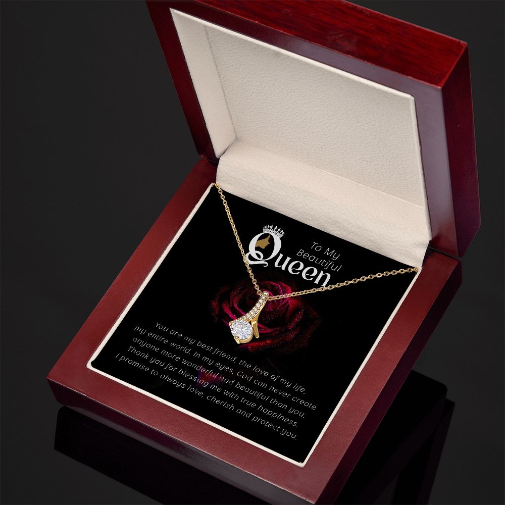Gift For My Queen -Beautiful! Alluring Beauty Necklace