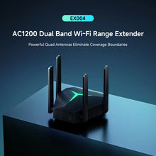 Load image into Gallery viewer, 1200Mbps WiFi 6 Repeater 2.4G/5G Extender Signal Booster