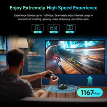 Load image into Gallery viewer, 1200Mbps WiFi 6 Repeater 2.4G/5G Extender Signal Booster