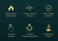 Load image into Gallery viewer, USB-Powered Desktop Aroma Diffuser /Essential Oil Set