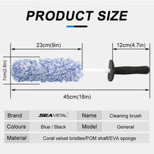 Load image into Gallery viewer, SEAMETAL Car Wash Microfiber Wheels Brush