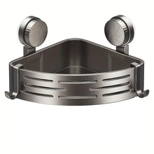 Load image into Gallery viewer, Triangular Space-Saving Suction Cup Bathroom Storage Shelf