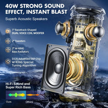 Load image into Gallery viewer, W-KING D320 40W Portable Speaker
