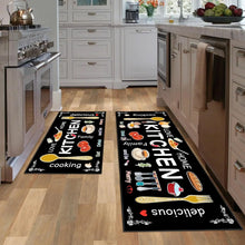 Load image into Gallery viewer, VIKAMA 2-Piece Minimalist Kitchen Rug Set