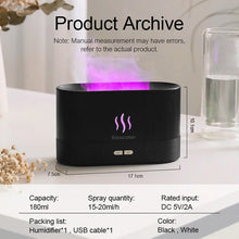Load image into Gallery viewer, USB-Powered Desktop Aroma Diffuser /Essential Oil Set