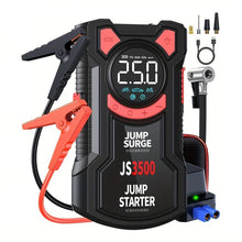 Load image into Gallery viewer, 5-in-1 Jump Starter with Air Pump 3000A