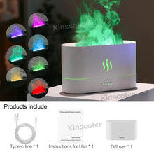 Load image into Gallery viewer, USB-Powered Desktop Aroma Diffuser /Essential Oil Set