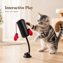 Load image into Gallery viewer, Cat Punching Bag with Boxing Gloves