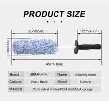 Load image into Gallery viewer, SEAMETAL Car Wash Microfiber Wheels Brush
