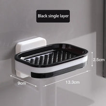 Load image into Gallery viewer, Wall Mounted Signal/Double Layer Soap Rack Shelves