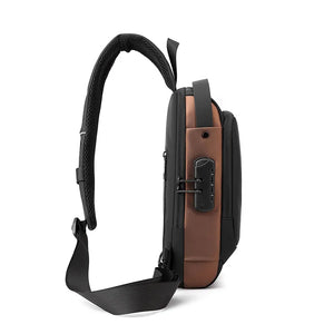 Waterproof USB Anti-Theft Crossbody Shoulder Bag