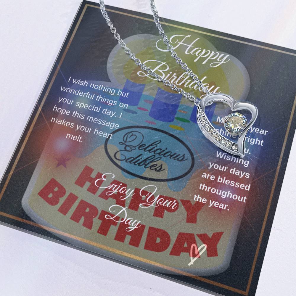 Gift For Her Birthday - Beautiful! Always Love Heart Necklace