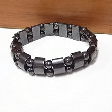 Load image into Gallery viewer, Double Hematite Tiger&#39;s Eye Bracelets