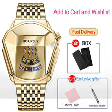 Load image into Gallery viewer, Luxury HOURSLY Men Stainless Steel Watch