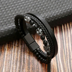 Stylish! Tiger Eye Multi Layer Leather Bracelet ( Buy 2 Get 2% Off!!)
