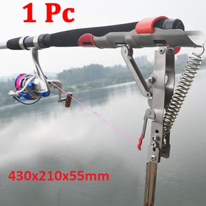 New Foldable Automatic Double Spring Angle Fishing Pole