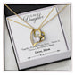 Gift For Daughter - Beautiful! Together Forever Love Heart Necklace
