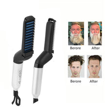 Load image into Gallery viewer, NEW Beard Straightener Multifunctional Hair Comb